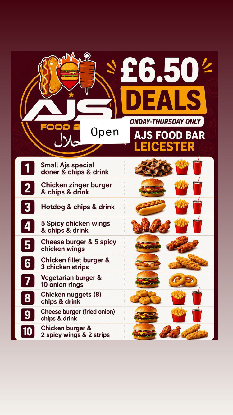 AJ's Food Bar Van